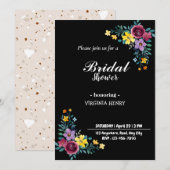 Uitnodiging voor speciale bridal-douches (Voorkant / Achterkant)