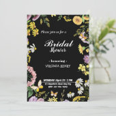 Uitnodiging voor speciale bridal-douches (Staand voorkant)
