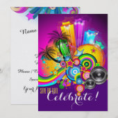 Uitnodiging voor speciale gelegenheden - SRF (Voorkant / Achterkant)