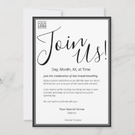 Uitnodiging voor speciale onthullingsevenement