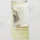 Uitnodiging voor speciale partij Dandelion (Voorkant / Achterkant)