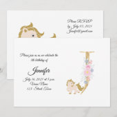 Uitnodiging voor speciale pony (Voorkant / Achterkant)