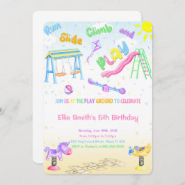 Uitnodiging voor speelplaatsen