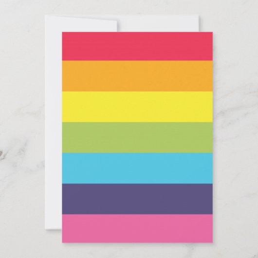 Uitnodiging voor speelse regenboogdag (Achterkant)