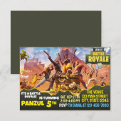 Uitnodiging voor spelgevecht (Voorkant / Achterkant)