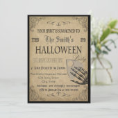 Uitnodiging voor Spirits Halloween Party (Staand voorkant)