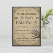 Uitnodiging voor Spirits Halloween Party (Staand voorkant)