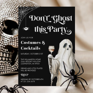Uitnodiging voor spook Halloween-feest