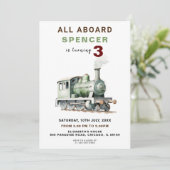 Uitnodiging voor spoorwegen (Staand voorkant)