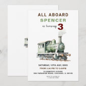 Uitnodiging voor spoorwegen (Voorkant / Achterkant)