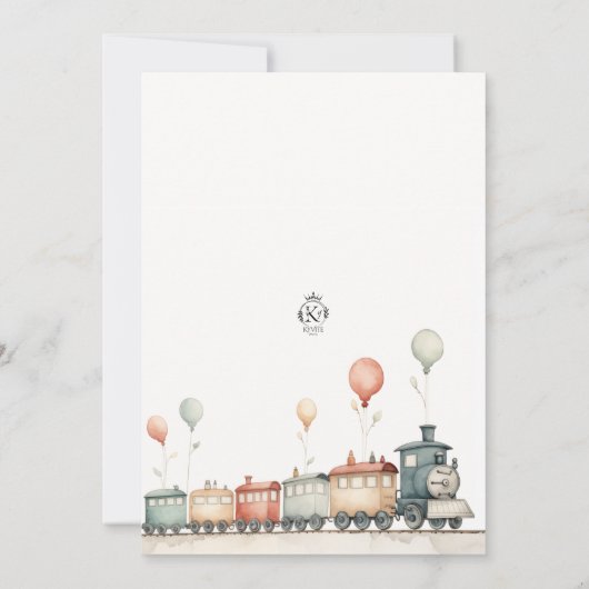 Uitnodiging voor  spoorwegen (Achterkant)