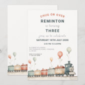 Uitnodiging voor spoorwegen (Voorkant / Achterkant)