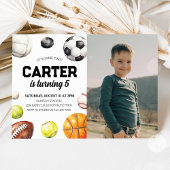 Uitnodiging voor sportverjaardag