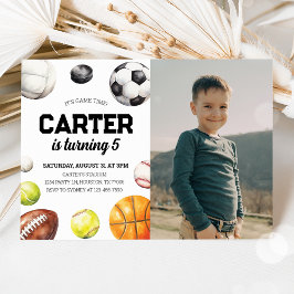 Uitnodiging voor sportverjaardag