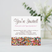 Uitnodiging voor springen (Staand voorkant)