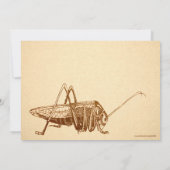 uitnodiging voor  sprinkhaan (Achterkant)