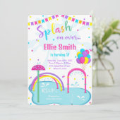 Uitnodiging voor Sproeipad (Staand voorkant)