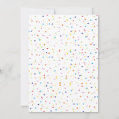 Uitnodiging voor sprongfeest, uitnodiging voor tra (Achterkant)