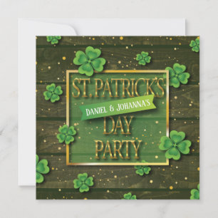  uitnodiging voor St. Patrick'd Day
