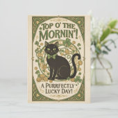 Uitnodiging voor St. Patricks Dag Feestje (Staand voorkant)