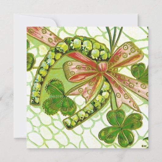 uitnodiging voor St Patrick's Day (Achterkant)