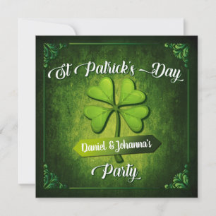  uitnodiging voor St. Patrick's Day