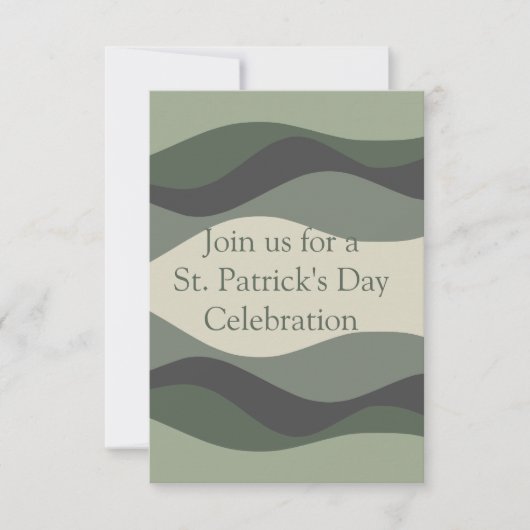 Uitnodiging voor St. Patrick's Day (Voorkant)