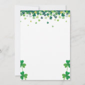 Uitnodiging voor St. Patrick's Day-feest (Achterkant)