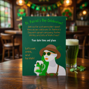 Uitnodiging voor St. Patrick's Day-feest