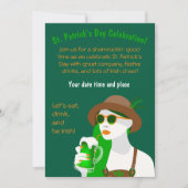 Uitnodiging voor St. Patrick's Day-feest (Voorkant)
