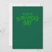 Uitnodiging voor St. Patrick's Day-feest (Achterkant)