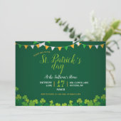 Uitnodiging voor St. Patrick's Day-feestje (Staand voorkant)