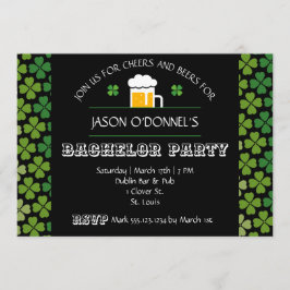 Uitnodiging voor St. Patrick's Day vrijgezellenfee