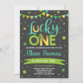 Uitnodiging voor St. Patrick's verjaardagsfeest Lu (Voorkant)