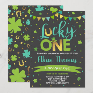 Uitnodiging voor St. Patrick's verjaardagsfeest Lu