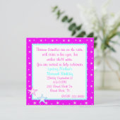 Uitnodiging voor starlight-party (Staand voorkant)