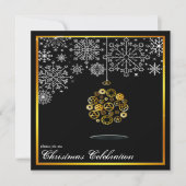 uitnodiging voor steampunk kerstmis (Voorkant)