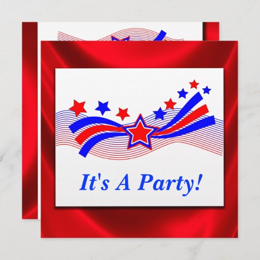 Uitnodiging voor sterren en strips (Voorkant / Achterkant)