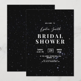 Uitnodiging voor sterrenhemel bruidsfeest 