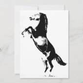 Uitnodiging voor stijgend paard (Voorkant)