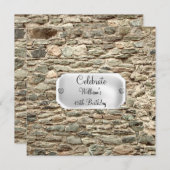 Uitnodiging voor Stone's verjaardagsfeestje (Voorkant / Achterkant)