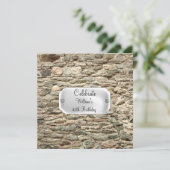 Uitnodiging voor Stone's verjaardagsfeestje (Staand voorkant)