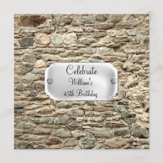 Uitnodiging voor Stone's verjaardagsfeestje