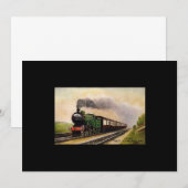 Uitnodiging voor stoomtrein (Voorkant / Achterkant)