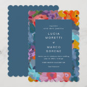 Uitnodiging voor stralende bloesems (Voorkant / Achterkant)