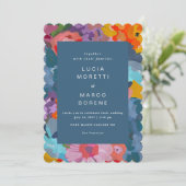 Uitnodiging voor stralende bloesems (Staand voorkant)