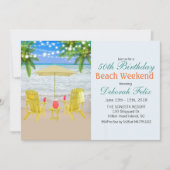 UITNODIGING VOOR STRAND WEEKEND ITINERARIUM - ELKE (Voorkant)