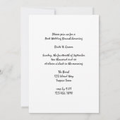 Uitnodiging voor strandloungestoel na huwelijksbru (Achterkant)