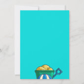 Uitnodiging voor strandspelen (Achterkant)