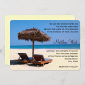 Uitnodiging voor strandstoelen (Voorkant / Achterkant)